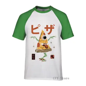 Youkai Pica Vyrai trumpas rankovės Marškinėliai Maisto Monstras Dvasia Japonijos 2019 Naujovė Tees Crewneck T-Marškinėliai, Medvilnės Drabužiai