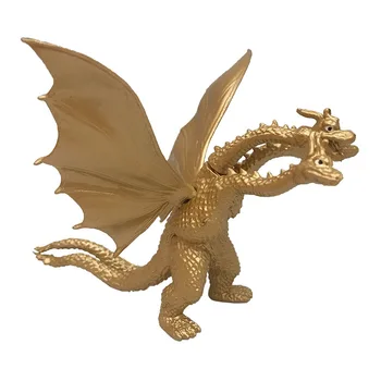 4pcs/set BANDAI Q Naujas Godzilla Karalius Ghidorah Mašina Triceratopsas Dinozaurai PVC Vaikams Dovanų Veiksmų Skaičius, Kolekcines, Modelis Žaislas