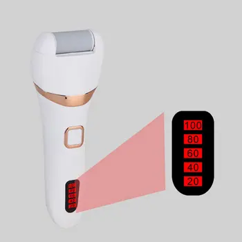 Elektrinis pėdų šlifavimo automatinė įkrovimo koja šlifavimo artefaktas, pašalinti odos negyvas odos calluse peilis pedikiūro aparatas