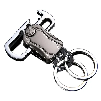 Naujas paprastas dizainas cool Vyrų Verslo Stiliaus Keychain Daugiafunkcinis Pulteliais Automobilių paketų prižiūrėtojų raktinę Key Chain Karšto Pardavimo dovana vyrams
