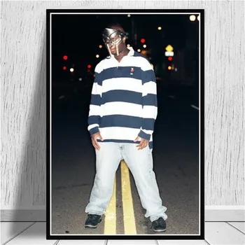 Plakato spauda Madvillain MF Doom Madlib Hip-Hop Rap Muzikos Albumas Star Meno Drobė Namų Puošybai Tapyba