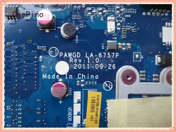 Lenovo G575 Sąsiuvinis PAWGD LA-6757P nešiojamas plokštė G575GX Sąsiuvinis DDR3 visiškai išbandyta