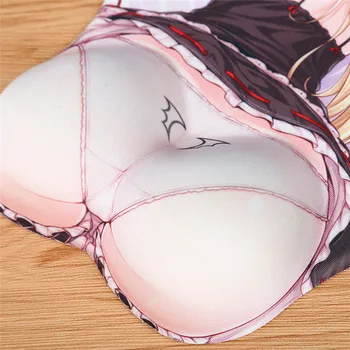 FFFAS 3D Klubų Užpakalis Seksualus Pelės Padas Silikoninis Riešo Poilsio Anime Hasegawa Kobato Cul Kont Pelės Kilimėlis vertus muismat tapis de souris