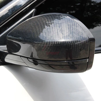 Nekilnojamojo anglies pluošto veidrodis padengti automobilio galinio vaizdo šoniniai veidrodėliai kepurės 1:1 pakaitalas Land Rover Range Rover Evoque 14-19 Metų Facelift