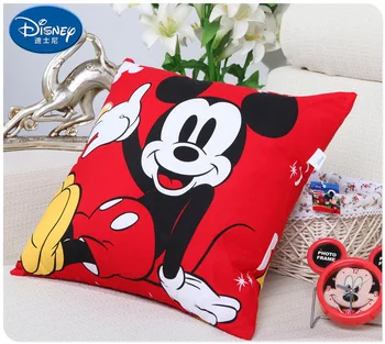 45x45cm Disney Minnie, Mickey Mouse Pagalvės užvalkalą Medvilnės Animacinių filmų Vaikams, mergaitė, berniukas, vaikams, Pagalvėlės Atveju