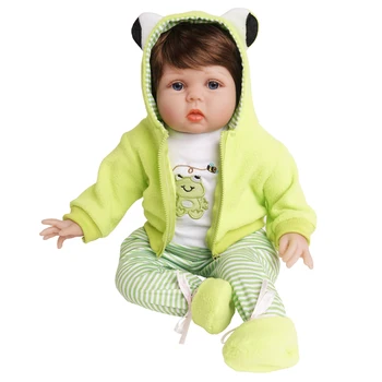 55cm Reborn Baby Doll Mielas Žaislai Mergina 2 Komplektus Nekilnojamojo Naujagimių Bebe Gimtadienio Dovanos Vaikams Partneris Silikono Vinilo Medvilnės Įstaiga