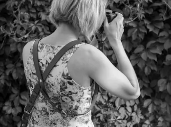 Lengvai Kelionės fotoaparatas dirželis Fotografas moterų suspender oda, Kniedės retro petnešomis derliaus vyrams acessorios masculino