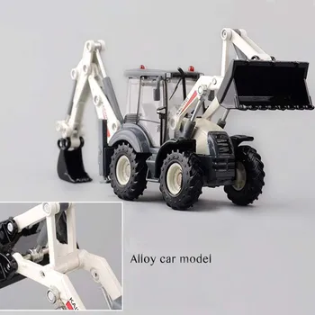 1:50 KDW lydinio die-casting ekskavatorių inercijos 4 varantys kaušiniai krautuvai, dvipusis krautuvas buldozeris naudoti ekskavatoriniai krautuvai sunkvežimio modelis žaislas