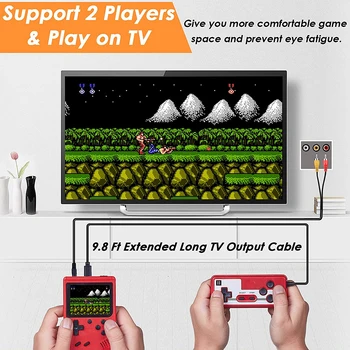 400 1 Retro Nešiojamas Mini Delninis Žaidimų Konsolės Žaislai Vaikams Vaikų Žaidimo 3.0 Colių Spalvotas LCD Retro Vaizdo Žaidimas Gamepads