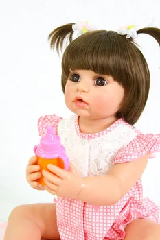55cm Full Body Silikono Reborn Baby Lėlės Mergaitėms Vinilo Naujagimių Princesė Kūdikių Lėlės Gimtadienio Dovana Vaikui Maudytis Žaisti Žaislų Namai