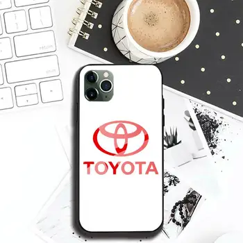 Toyota Žinomų Automobilių prekinių Ženklų, Telefono dėklas Stiklo Coque 
