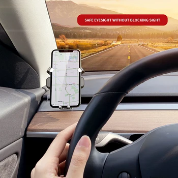 Telefono Laikiklio Apkaba, Skirta Tesla Modelio 3 Serijos Ekranas HUD Turėtojas Stendas, Automobilių Oro Angos Mount Mobiliojo Telefono Laikiklis iPhone 11 XS X XR