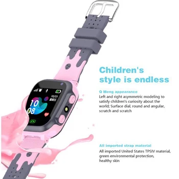 2020 Vaikai Smart Žiūrėti SOS Antil-pamestas Laikrodis Kūdikių 2G SIM Kortelės Laikrodis Skambinkite Vietą Tracker Vaikų Smartwatch PK Q50 Q90 Q528