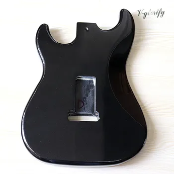 2020 naujas metallic black ST gitara kūno ir Floyd Rose Frezavimo ST gitara kūno didmeninės