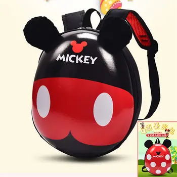 2019 NEW Mickey Mouse Trapus Pliušinis Kuprinės Disney mielas Gyvūnų Minnie Chafer žaislai berniukų Mokyklos Kuprinė Maišelis vaikų dovanų