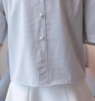 2019 Naujas Mados temperamentas pečių marškinėliai su pečių ir laukinių šifono Moterų marškinėliai