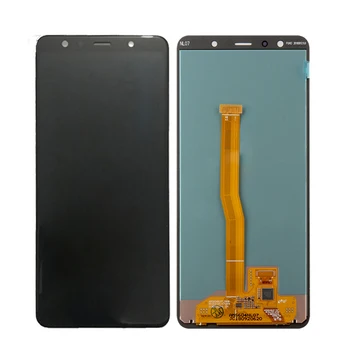 Originalus Samsung Galaxy A7 2018 A750 A750F SM-A750F A750FN A750G LCD Ekranas+Touch Ekranas skaitmeninis keitiklis Asamblėjos Nemokamai Įrankiai