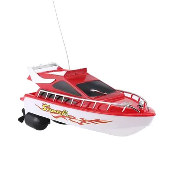 C101A Mini Nuotolinio Valdymo Radijo bangomis RC Didelio Greičio Lenktynių Greičio Valtis Laivo Vaikams, Vaikams, Dovanų Pateikti Žaislas Imitavimo Modelį