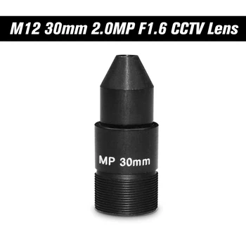 HD 2.0 MP Pinhole 30mm Objektyvą VAIZDO MTV Valdybos Objektyvas M12*P0.5 Mount Objektyvas 1/2.7