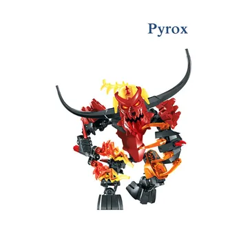 NAUJAS Hero Factory Suderinama su Bionicle Scarox Bruizer Ogrum Pyrox Roboto Kūrimo Bloką Plytų 