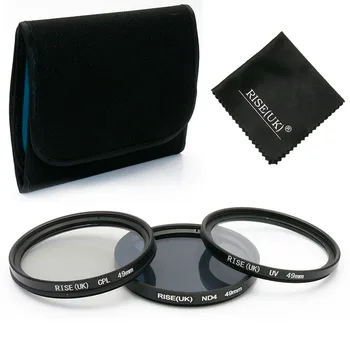PAKILTI (UK) Fotoaparato Filtras UV & a Polarizing Filter & ND Filtru 49mm/52mm/55mm/58/62/67MM Filtras, 