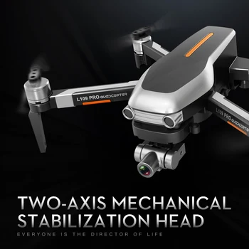 L109 PRO GPS Drone Su 2-ašis Gimbal Anti-shake Selfstabilizing Wifi FPV 4K vaizdo Kamera Brushless Quadcopter VS SG906 PRO F11 ZEN K1