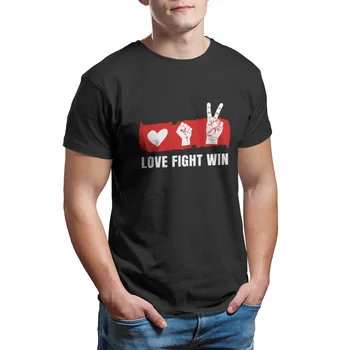 Meilė, Kova, Laimėti Baltarusijos Pogonya -Baltarusijos Vėliavos T-Shirt Juokinga Kawaii Kalėdų Rankovės Streetwear 4XL 5XL 6XL Mens Drabužius 12521