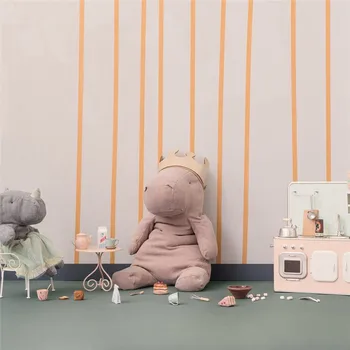 Raganosis Pliušinis žaislas Mielas, Patogus Rhino Hippo Kimštiniai žaislai, Kūdikių Kambario Dekoracijas Kawaii Pagalvė