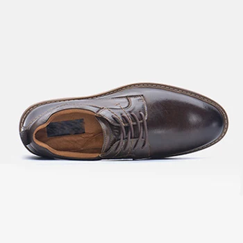 ZFTL NAUJI vyriški laisvalaikio bateliai Vyras originali oda verslo batų nėrinių oksfordo Didelio dydžio suknelė, batai, vyriški oficialų batai 0176