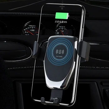 Universalus Qi Greito Įkrovimo Belaidžio Iphone XS 11 XR 12 Pro Max, Automobilių Ventiliacijos Mount 