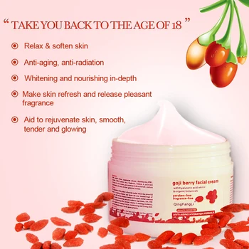 1PC 100G qingfangli Uogų veido kremas Goji cream atjauninti odą, balina raukšlių, anti-senėjimo ožerškiai kremas odos priežiūra