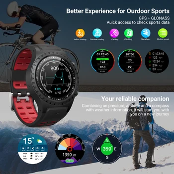 M1 Smart Žiūrėti GPS Sporto Smartwatch 
