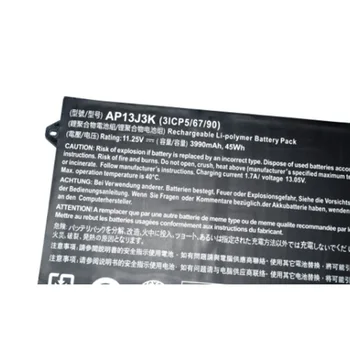 11.25 Prieš 45Wh AP13J4K naujas Originalus AP13J3K AP13J4K Baterija Acer C720 C720P C740 C720-2844 C740-C5U9 ZU12029-13020