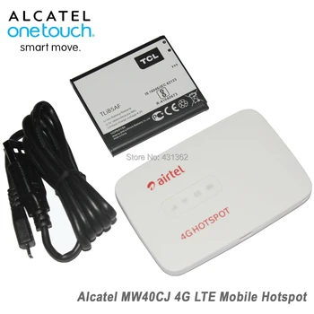 Didmeninė Originalus Atrakinti 150Mbps Alcatel MW40 MW40CJ Nešiojamų 4G LTE WiFi Hotspot
