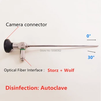HD Medicinos Chirurgijos Pramonės Standus Endoskopą Sinusoscope 2.7 4mm 30 70 0 laipsnių Endoskopija Sinusoscopy apvalkalą Fotoaparatas
