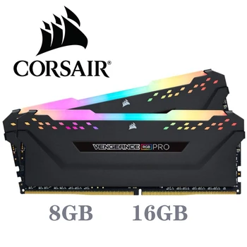 CORSAIR ddr4 pc4 RAM 8GB 3000MHz RGB PRO DIMM Desktop Memory Support plokštė 8g 16G 3000Mhz 3200mhz 3600mhz 16gb 32gb ram
