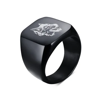 Vnox Punk Skorpionas Dviratininkas Žiedai Vyrams Nemokamų Užsakymą Graviravimas Nerūdijančio Plieno Signet Vyrų Žiedas anel