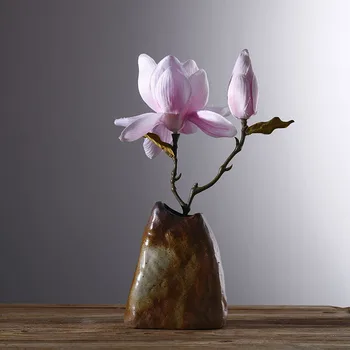 Senovinių Keramikos Vaza, Japonų Stiliaus Kūrybos Gėlių Išdėstymas, Augalų Hydroponics Buitinės Dekoratyvinės Darbalaukio Papuošalai