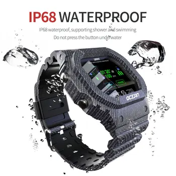 Lokmat Laiko Vandenyną Sporto Smart Watch Moterų IP68 Vandeniui Fitneso Tvirtas Lauko Smartwatch Vyrų Išmaniųjų Telefonų Dropshipping