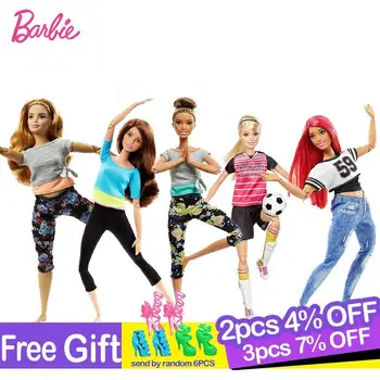 Barbie Originalo Padarė Judėti 22 Sąnarių Lėlės Jogos Judėjimo Mergaičių Lėlės Reborn Švietimo Žaislai Vaikams Gimtadienio Dovana Boneca