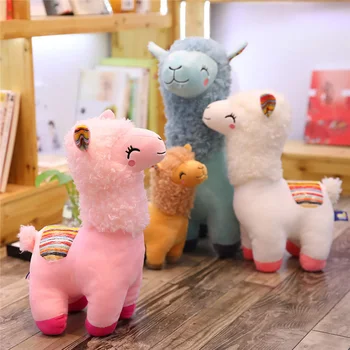 Naujas talismanas Kalėdų dovana Alpaka pliušinis žaislas, minkštos medvilnės žaislas vaikams, Brinquedos gyvūnų žaislas