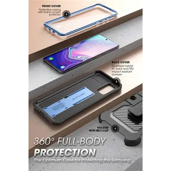 SUPCASE Samsung Galaxy S20 Plius Atvejo / S20 Plius 5G Atveju (2020 m.) UB Pro viso Kūno Dėklo Dangtelis SU Built-in Screen Protector
