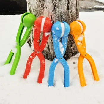 5vnt/Set Žiemos Plastiko Putinas Maker Įrašą Vaikai Lauke, Smėlio, Sniego Kamuolys Pelėsių Žaislai Apvalus Kamuolys Sniego Žaislas Įrašą Suaugusiųjų Vaikų