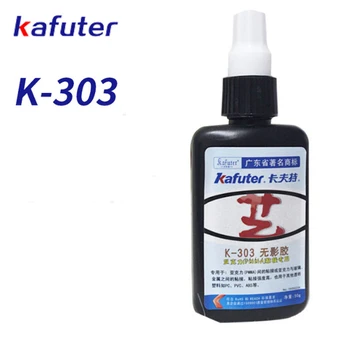 50ml Kafute K-303 UV Klijai + 12LED UV Žibintuvėlis UV Kietėjimo Lipni Skaidri Akrilo Plastiko, Akrilo Klijais