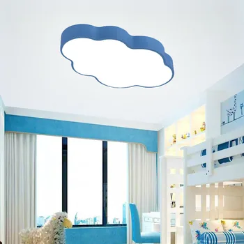Mėlynos Debesų Riba dega gyvenamasis kambarys, miegamasis, vaikų kambarys paviršiaus sumontuoti led lubų šviestuvas namų De Techo Iluminacion
