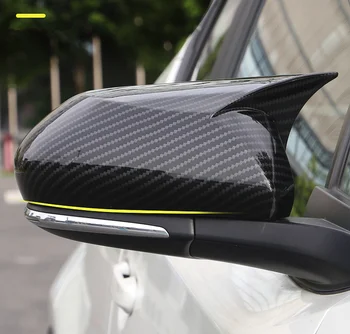 Automobilio Stilius Anglies Pluošto galinio vaizdo Veidrodžio Apdaila Shell Lipdukas Dangčio rėmo Apdaila Už Camry 2018 2019 CHR 