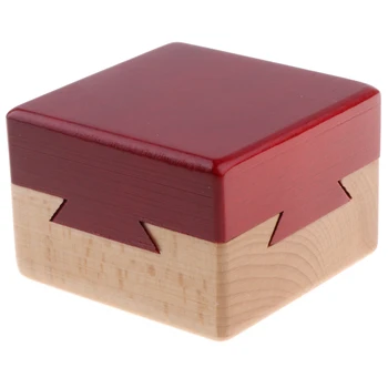 Magija Medinė Dėlionė Užraktas Puzzle Box Paslaptis, Medienos dėžė Švietimo Žaislai IQ Mokymo Dovana Vaikams