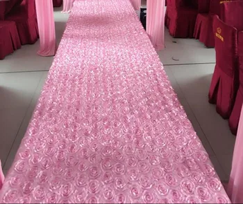 Kinų tradicija 3D Rose Audinys Gėlių Audinys Šalies Backdrops Lentelė, Vestuvių Kilimų Vestuvių Suknelė PASIDARYK pats Apdailos Foto Rekvizitai