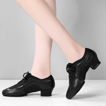 Lotynų šokių bateliai moterims akių Tango batai praktikos sportiniai bateliai square dance pramoginiai šokiai Minkšto dugno batus moteris sportbačiai