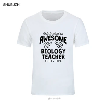 Tai Koks Nuostabus Biologijos Mokytoja Atrodo Kaip Vyrai Atsitiktinis T Shirts, Skaitmeninis Spausdinimas Medvilnės Mados Viršuje, Trišakiai Homme Individualų
